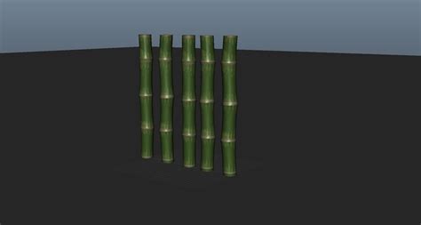 Artstation Bamboo 3d Model Resources