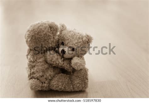 Two Teddy Bears Hugging Each Other Stock Photo Edit Now 518597830