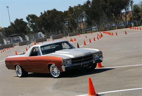 Bonspeed Wheels 1971 El Camino 18 Wheels Running Through Cones