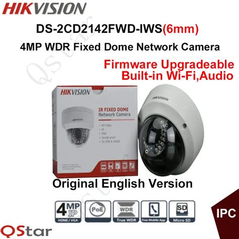 Hikvision Original English Version Surveillance Camera Ds Cd Fwd