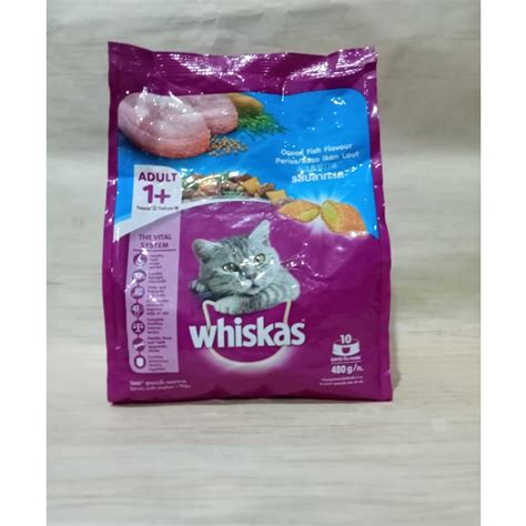 Jual Whiskas Adult Ocean Fish Gr Makanan Kering Dewasa Rasa Ikan