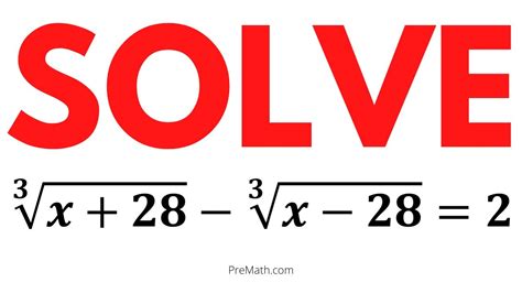 Solve This Cube Root Equation Step By Step Tutorial YouTube