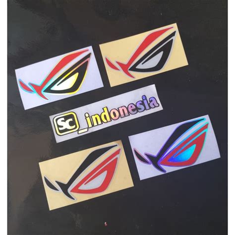 Jual Stiker Cutting Logo Rog Asus Shopee Indonesia