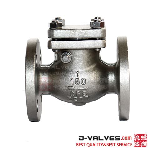 1inch 150LB Stainless Steel A351 CF8 Flange End Swing Check Valve From