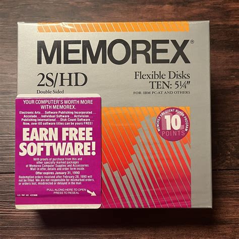 Memorex S Hd Double Sided High Density Floppy Disks Pack