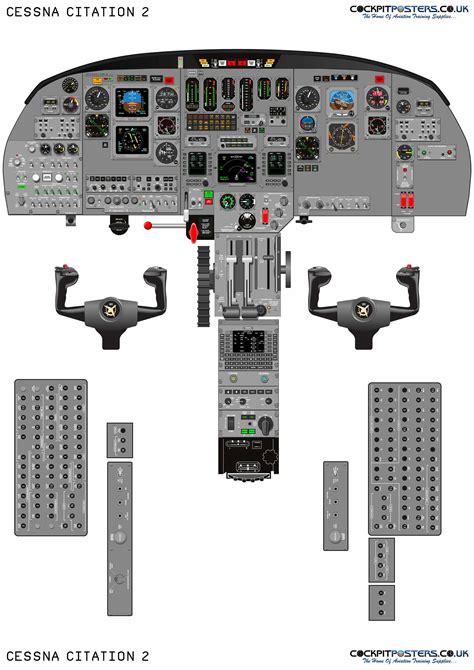 Cessna Citation Cockpit Poster Etsy