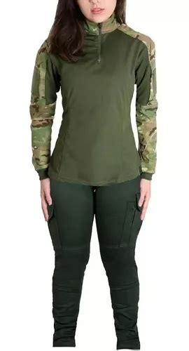 Farda Feminina Verde Multicam Calça Fem Tac Combat Shirt Parcelamento Sem Juros