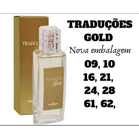 Perfume Hinode Traduções Gold Número 09 10 16 21 24 28 46 61 62 Todos