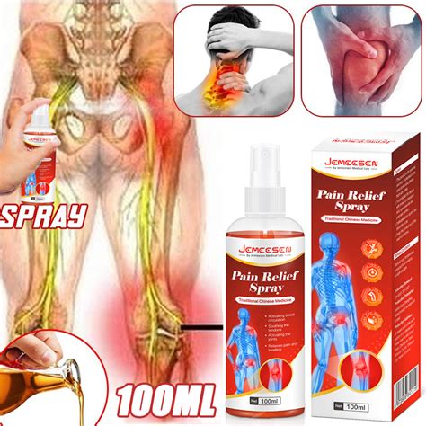 Instant Pain Reliever Effective Pain Relief Herbal Spray Rheumatism