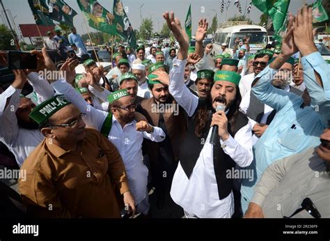 Peshawar Khyber Pakhtunkhwa Pakistan 15th May 2023 Activists Of