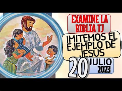 Imitemos El Ejemplo De Jes S Examine La Biblia Tj Youtube