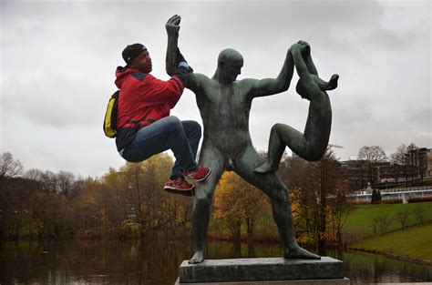 Oslo Norway Naked Statues And Supermodels Travelin With The TMax