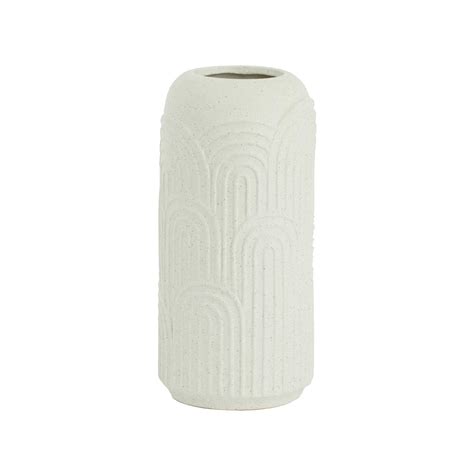 Etched Cream Vase Barker And Stonehouse