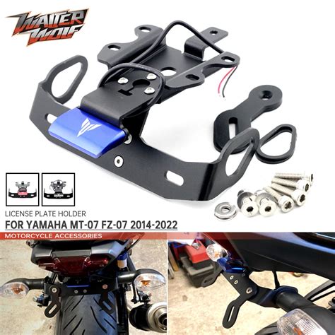 Soporte de placa de matrícula MT07 para YAMAHA MT 07 FZ07 FZ MT 07 2014