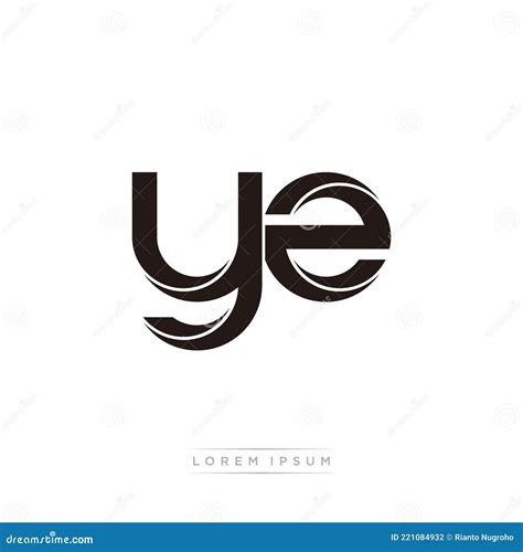 Yz Initial Letter Split Lowercase Modern Monogram Linked Outline