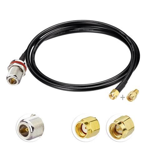 Superbat N Female To RP SMA Male 20ft RG58 Low Loss Extension Cable For