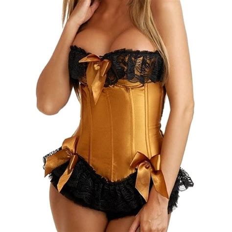 Daisy Corsets Intimates And Sleepwear Satin Underwire With Lace And