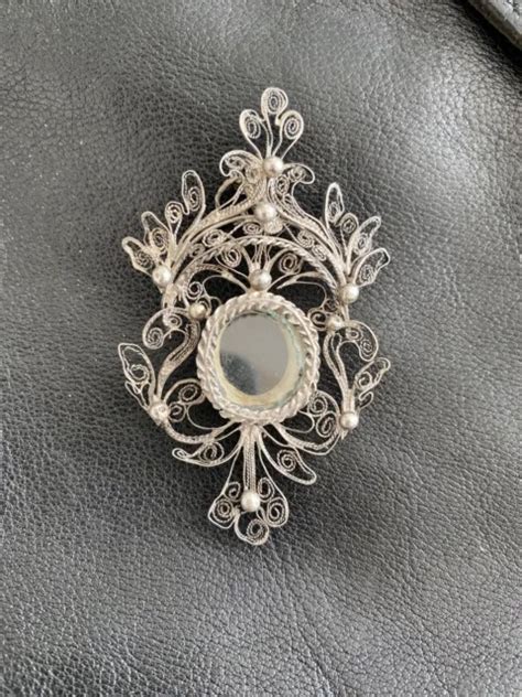 PENDENTIF RELIQUAIRE EN argent 19e siècle EUR 50 00 PicClick FR