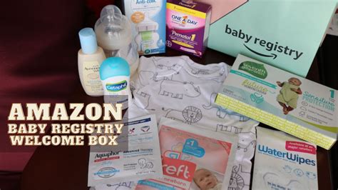 Amazon Baby Registry Welcome Gift Box January Youtube