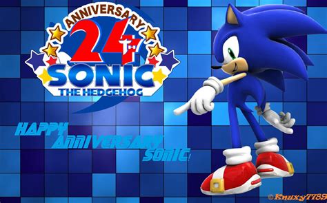 Sonics 24th Anniversary Wallpaper By Knuxy7789 On Deviantart