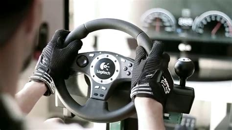 Logitech driving force pro + gt6 - YouTube