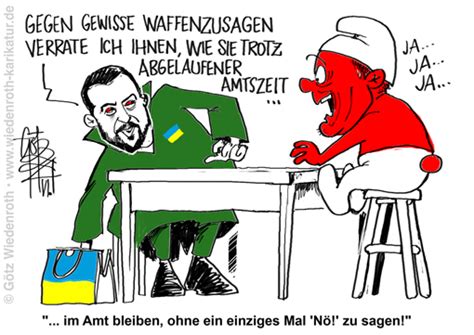 Karikatur Cartoon Satire Politik Wirtschaft Zeichnung Illustration