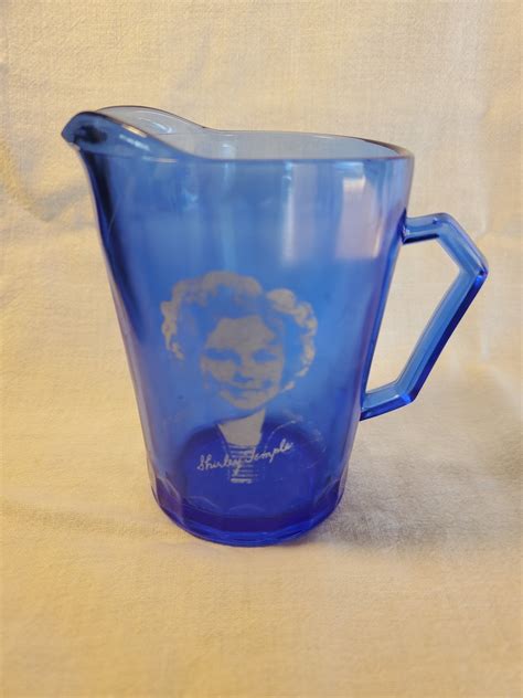 Shirley Temple Ritz Cobalt Blue Cream Pitcher By Etsy