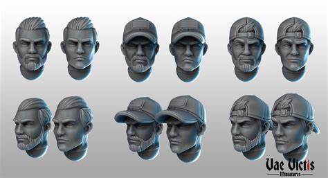 Vae Victis Miniatures - Head variations - 28mm