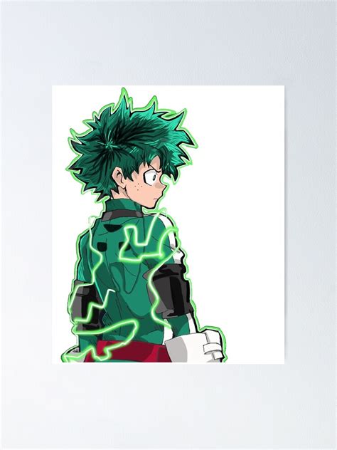 Izuku Midoriya Bnha Poster For Sale By Tabitha Style Redbubble