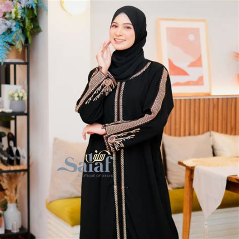 Jual Abaya Hitam Turkey Dress Saudi Gamis Arab Salaf Boutique