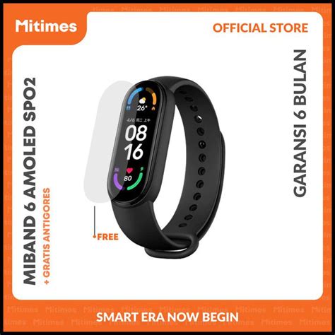 Jual Xiaomi Mi Band Amoled Miband Smartwatch Spo Band Global