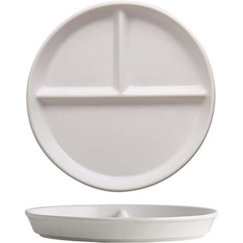 4PC Assiettes Divisées en Assiette Compartiment Adulte diet Assiettes