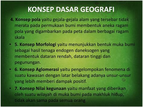 Ppt Kd Ips Konsep Dasar Geografi Power Point Powerpoint