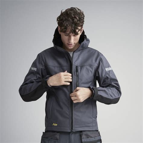 Snickers Workwear Giacca Softshell Con Cappuccio Allroundwork