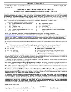 Fillable Online Traffic Engineering Task Order Contract