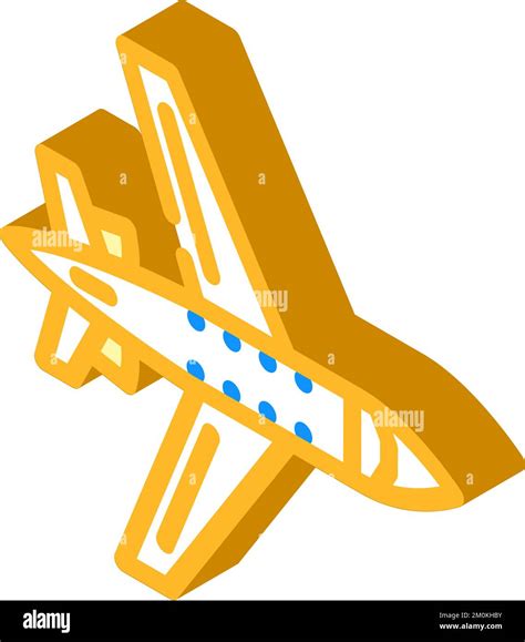 Business Jet Airplane Aircraft Isometric Icon Vector Illustration Stock Vector Image And Art Alamy