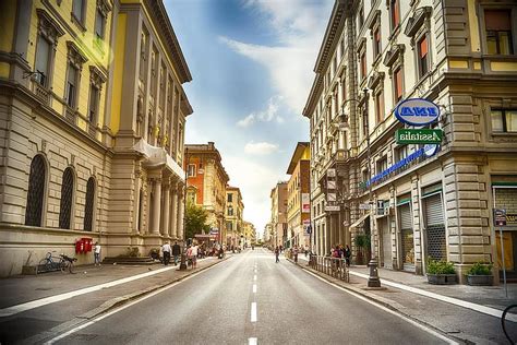 Street Scene Italy City Urban Cityscape Architecture Road Town