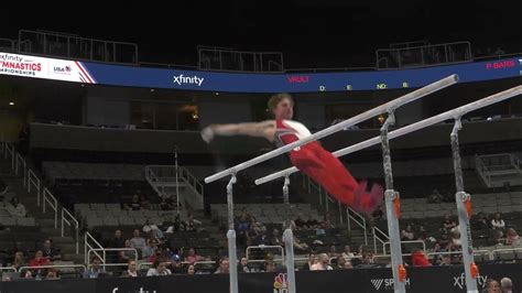 Maxim Beraznev Parallel Bars 2023 Xfinity U S Championships Senior Men Day 2 Youtube