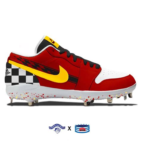 Finish Line Jordan 1 Retro Cleats Stadium Custom Stadium Custom Kicks