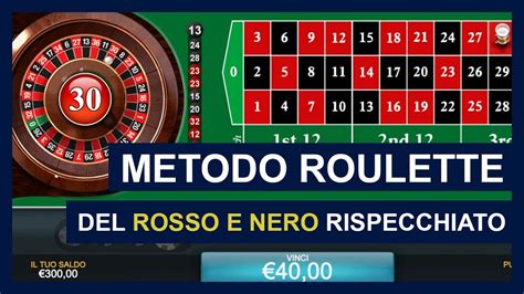 Metodo Roulette Rosso E Nero Rispecchiato Federico Tornato Youtube