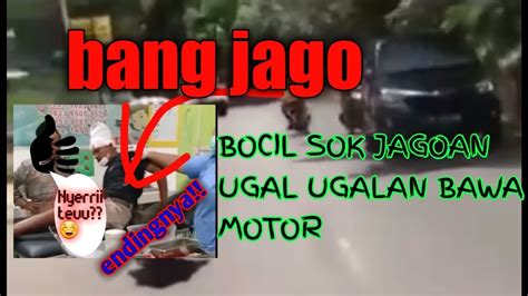 Bocil Sok Jagoan Bawa Motor Wooii Jalan Tuh Bukan Punya Kake Loo