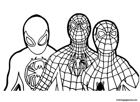 Homem Aranha Spidey Para Colorir Imprimir Desenhos Otopiabogor