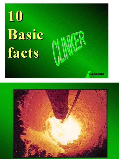 10 Basic Fact About Clinker | PDF | Cement | Chemical Substances