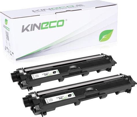 Kineco Pack De 2 Cartouches De Toner Compatible Avec Brother TN241BK HC