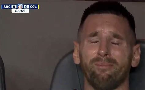 Una Imagen Que Nos Duele A Todos El Llanto De Lionel Messi Tras Ser