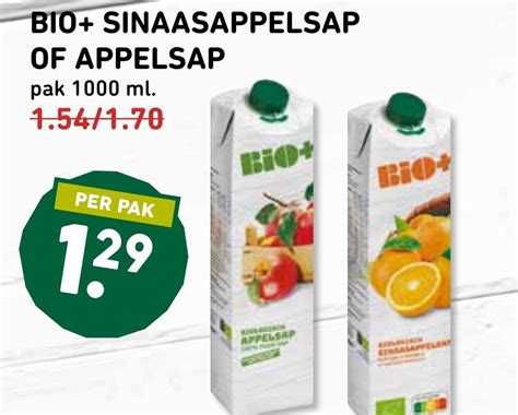 Bio Sinaasappelsap Of Appelsap Aanbieding Bij MCD Supermarkt