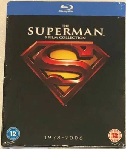 THE SUPERMAN 5 Film Collection Blu Ray Gene Hackman 2012 13 99