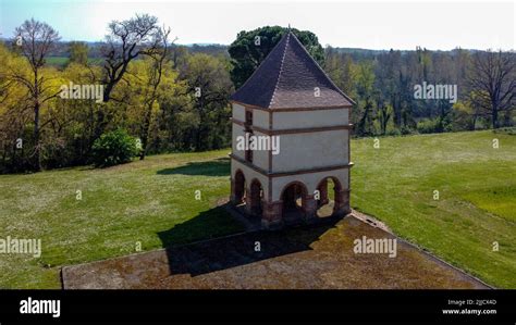French Pigeon Houses Pigeonniers At Chateau Lastours Typical The