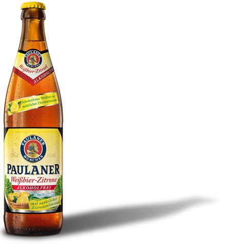 Paulaner Wei Bier Zitrone Alkoholfrei M Nchen Erding