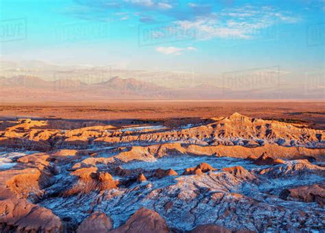 Valle de la Luna (Valley of the Moon) at sunset, near San Pedro de ...